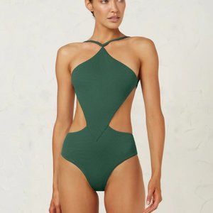 NWT FELLA Swim Sabath Full Piece (Sacramento Green, S)